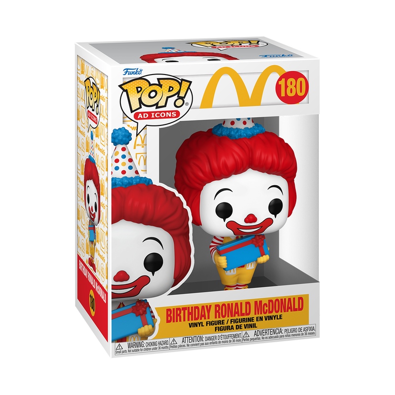 Funko Pop! Ad Icons : McDonalds Birthday Ronald McDonald