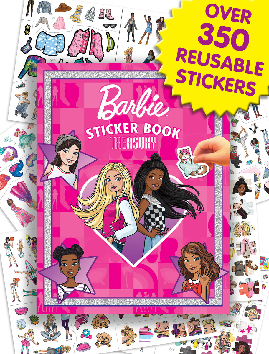 BARBIE STICKER BOOK TREASURY OVER 350 STICKERS Colossal Toys Inc