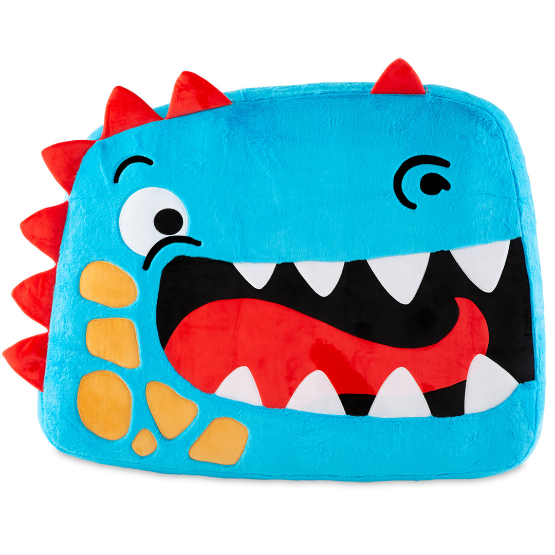 Dinosaur shop floor pillow