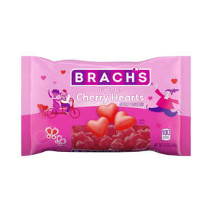 Brach’s Valentine's Jube Jel Cherry Hearts 12oz [BB-09/25]