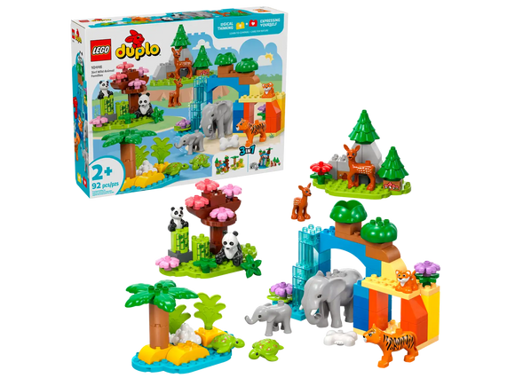 Lego : Duplo - 3-in-1 Wild Animal Families