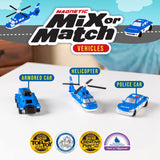 Popular Playthings : Magnetic Mix or Match Vehicles - Police