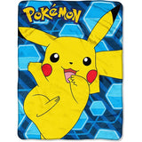 (Pre-Order) Pokémon 45" X 60" Fleece Blanket - Pikachu Glitch [ALL PRE-ORDERS ARE FINAL]