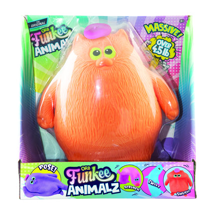 ORB : 🔥Viral🔥 Stretchee Funkee Animalz - Jumbo Cat with Beret - 4.5 Lbs (Assorted)