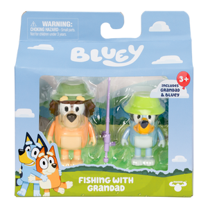 Bluey Figure 2 Pack Finshing With Grandad