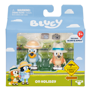 Bluey Figure 2 Pack on Holiday