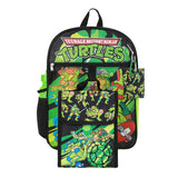 Teenage Mutant Ninja Turtles - Skateboarding Kids 16" Backpack and 5 Piece Set