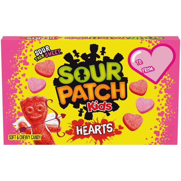 Sour Patch Kids Valentine's Hearts Theatre Box 3.1 oz [02/10/25]