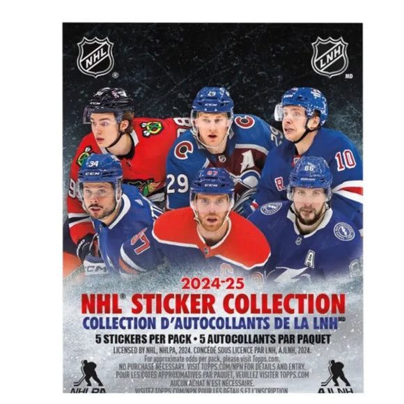 2024-25 Topps NHL Sticker Collection - Single Pack