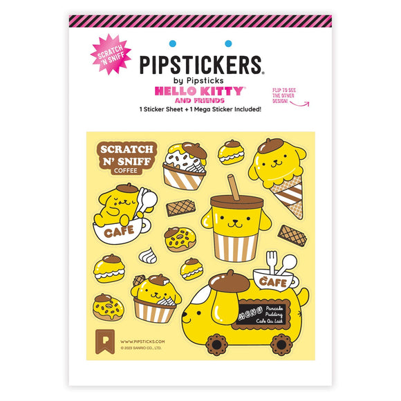 Pipstickers - Pompompurin Café Cruiser Scratch 'n Sniff (2ct)