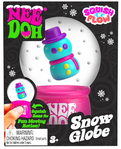 NeeDoh SQUISHMAS SQUISH N' 
SNOW GLOBES