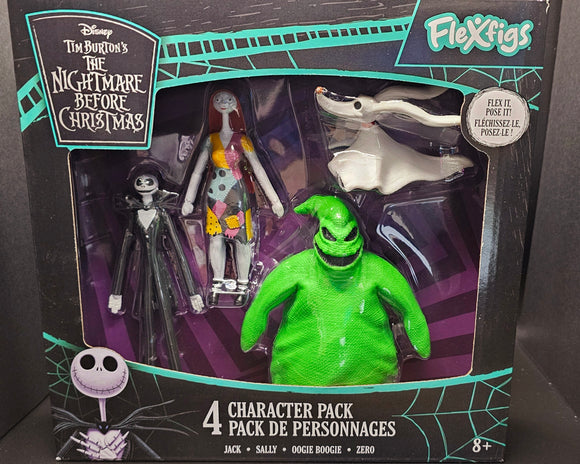 FlexFigs Nightmare Before Christmas 4 Pack Collection