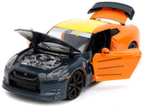 Jada 1/24 Naruto - 2009 Nissan Skyline GT-R R35 with Naruto Figure - Orange / Grey