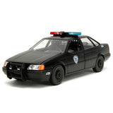 Jada 1/24 Robo Cop & OCP Ford Taurus Detroit Police Car - Matte Black