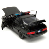 Jada 1/24 Robo Cop & OCP Ford Taurus Detroit Police Car - Matte Black