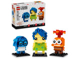 Lego Exclusives Brick Headz : Joy, Sadness & Anxiety Inside Out 2