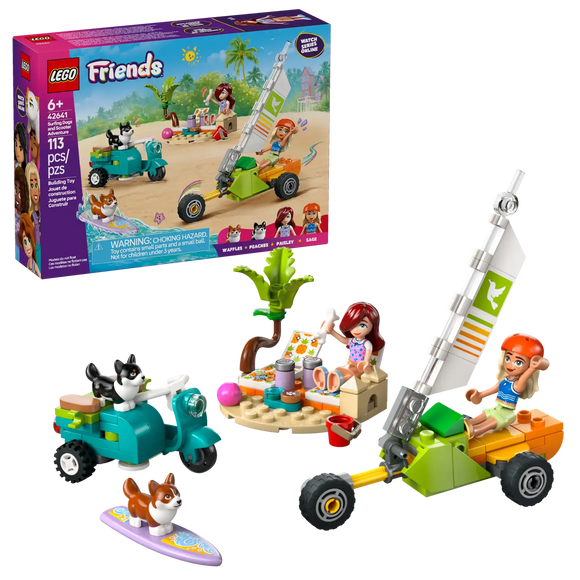 Lego : Friends - Surfing Dogs and Scooter Adventure