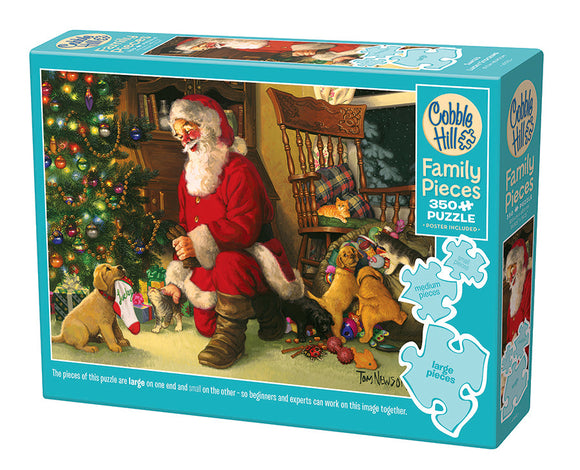 Cobble Hill Santa's Lucky Stocking (Family) | Family Pieces 350 Puzzle