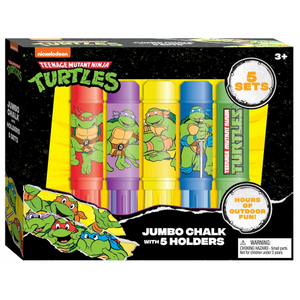 Teenage Mutant Ninja Turtles ( TMNT ) : Jumbo Chalk With Holders - 5 Pack