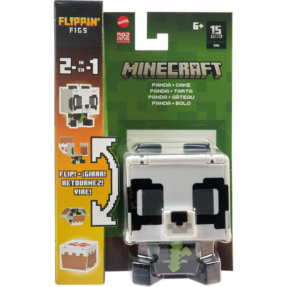 Minecraft Flippin’ Figs : Figures Collection, 2-In-1 Fidget Play