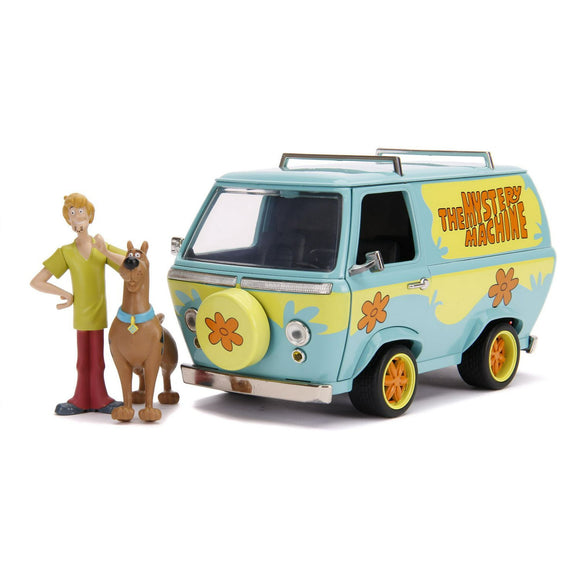 Jada 1/24 Scooby Doo - Mystery Machine w/ Shaggy and Scooby Fig