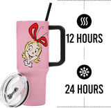 THE GRINCH - Cindy Lou Who 40oz Stainkess Steel Tumbler w/Acrylic Straw