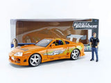 Jada 1/24 "Fast & Furious" Brian's Toyota Supra w/Brian Figure