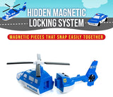 Popular Playthings : Magnetic Mix or Match Vehicles - Police