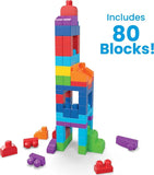 Mega Bloks® First Builders™ Bricks 80 Pieces Bag As.