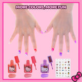 Townley Girl : Hello Kitty Non-Toxic, Water-Based, Peel-Off Nail Polish Set