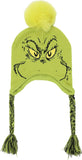 The Grinch Big Face Tassel Pom Beanie