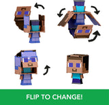 Minecraft Flippin’ Figs : Figures Collection, 2-In-1 Fidget Play