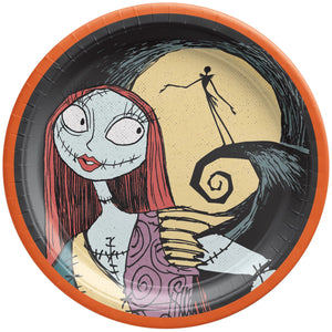 Nightmare Before Christmas - Pumpkin King 6 3/4" Round Plates (18 Pack)