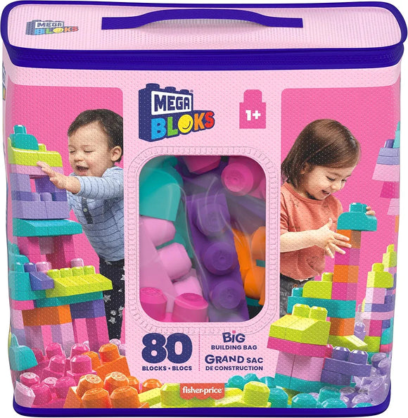 Mega Bloks® First Builders™ Bricks 80 Pieces Bag As.