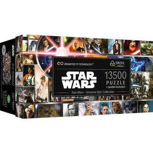 Trefl : Prime 13500 Piece Puzzle - Star Wars Universe - Epic Collection (OVER 6 FEET LONG!)