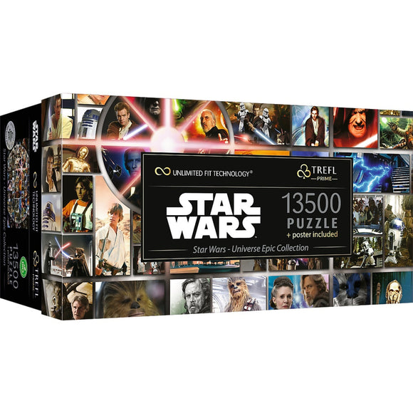 (PRE-ORDER) Trefl : Prime 13500 Piece Puzzle - Star Wars Universe - Epic Collection (OVER 6 FEET LONG!) [ALL PRE-ORDERS ARE FINAL]