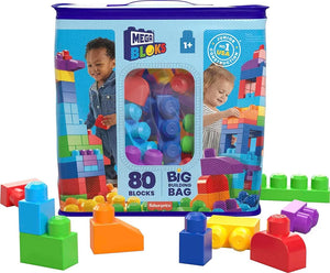 Mega Bloks® First Builders™ Bricks 80 Pieces Bag As.