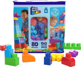 Mega Bloks® First Builders™ Bricks 80 Pieces Bag As.