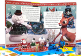 Rudolph the Red-Nosed Reindeer My Busy Book with 10 figurines and playmat