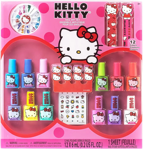 Townley Girl : Hello Kitty Non-Toxic, Water-Based, Peel-Off Nail Polish Set