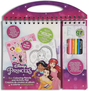 Disney Princess Eco - Colouring Pencils and Activity Pad, 40 Piece