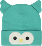 SQUISHMALLOWS WINSTON THE OWL - YOUTH BEANIE & GLOVE SET