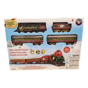 Lionel : North Pole Central Lines - Battery Operated Mini 28 Piece Train Set