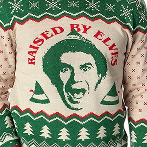 Elf - "Raised by Elves" Ugly Sweater (Various Sizes)