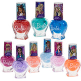 Townley Girl : Barbie - Non-Toxic, Water-Based, Peel-Off Nail Polish Set