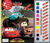 Disney Cars on the Road Deluxe Poster Paint & Color