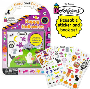 Happy Halloween Colorforms - Reusable Sticker Activity Book