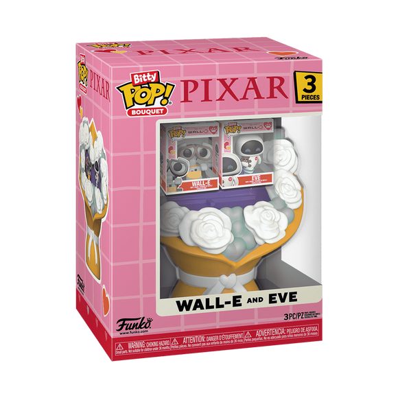 Funko Pop! Pixar Bitty Pop! Bouquet Wall-E & EVE (Valentine)