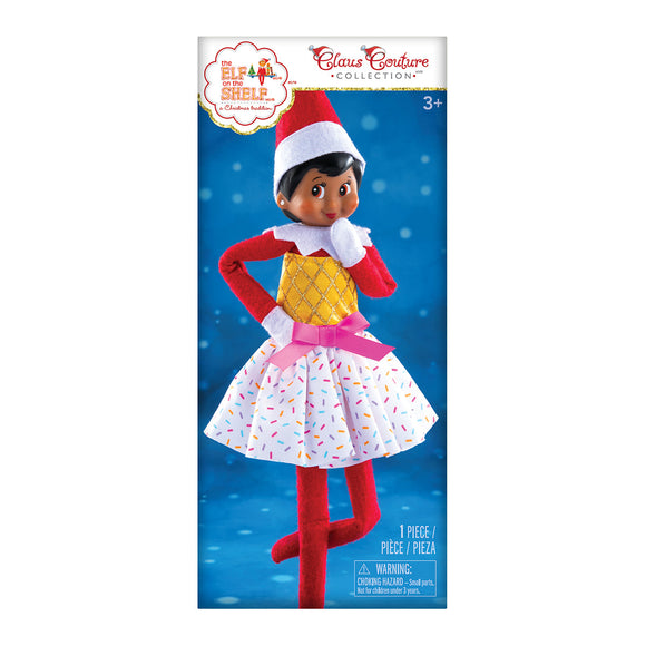 Elf on the Shelf - Claus Couture - Ice Cream Party Dress