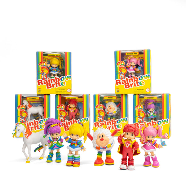 3” Rainbow Brite Collectible CheeBee Figures - Tickled Pink
